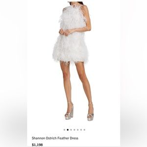 NWT Cult Gaia Shannon Feather Dress
